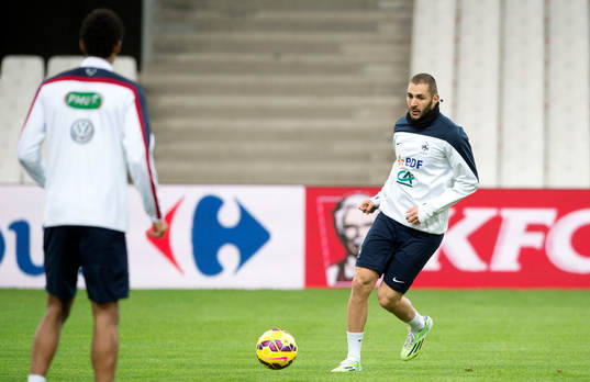 Frankrikes Karim Benzema