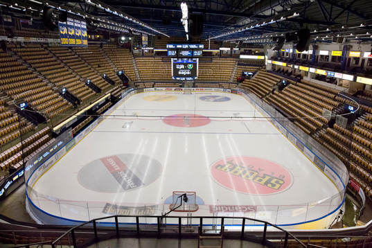 Vy över Kinnarps Arena