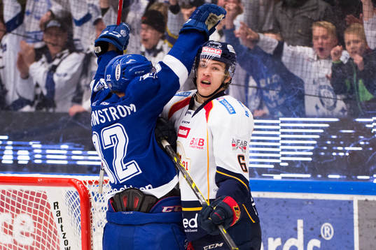 Leksands Jens Bergenström jublar