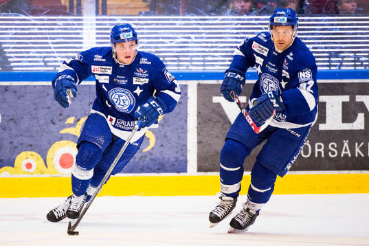 Leksands Linus Hultström och Jens Bergenström