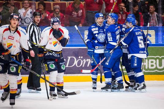 Leksands Fabian Brunnström, Jens Bergenström och Kevin