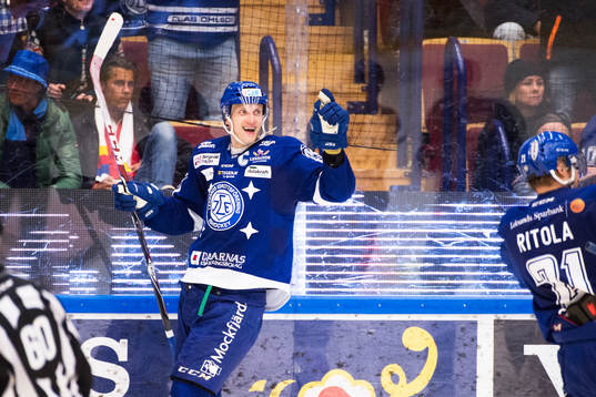 Leksands Johan Ryno jublar