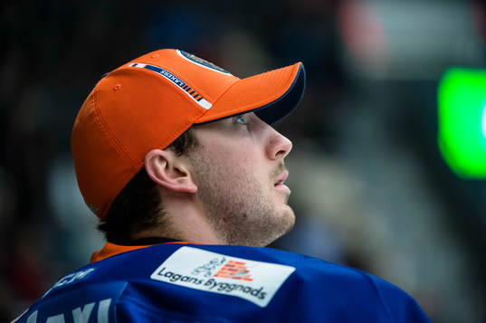 Växjös målvakt Stefan Steen i båset