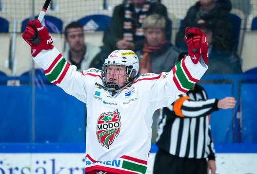 Modos Carl Grundström jublar