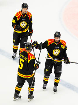 Brynäs Greg Scott, Lukas Kilström och Niclas Andersén