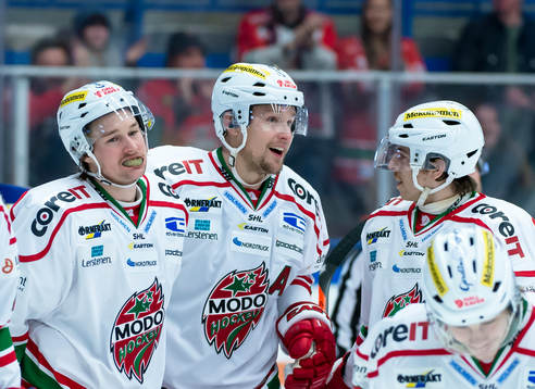 Modos Gustav Possler (th)har gjort 3-3