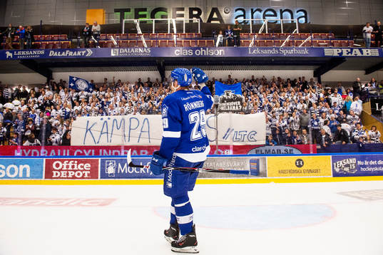Leksands Joonas Rönnberg jublar