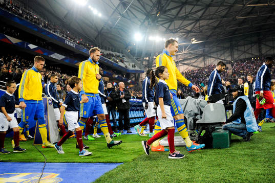 Sveriges Pontus Jansson, Andreas Granqvist och Kim