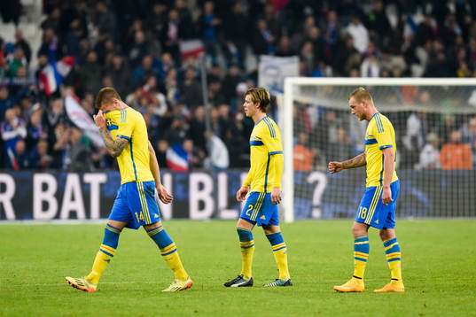Bläddra bland fler bilder av Fotboll, Träningsmatch, Frankrike - Sverige