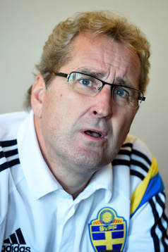 Sveriges förbundskapten Erik Hamrén