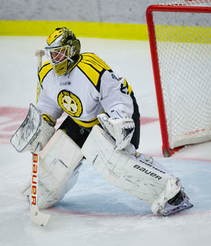 Brynäs målvakt Bernhard Starkbaum