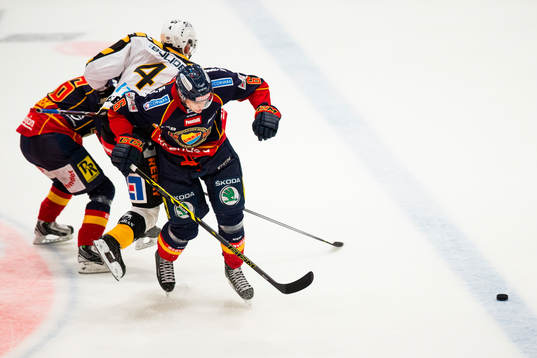 Djurgårdens Marcus Sörensen och Andreas Englund trycker