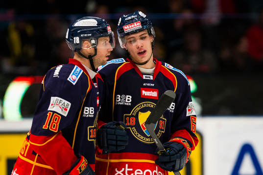 Djurgårdens Michael Holmqvist och Andreas Englund