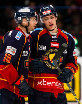 Djurgårdens Michael Holmqvist och Andreas Englund