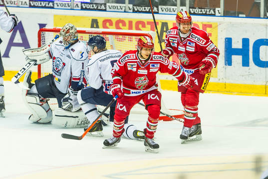 Modos Gustav Possler gör mål Peter Öberg Janos Hari