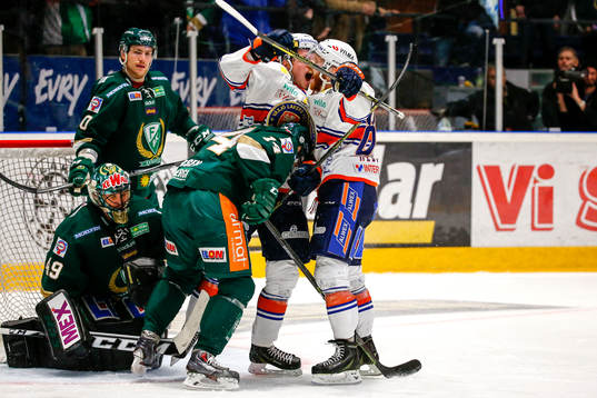 Växjös Robin Söderquist jublar