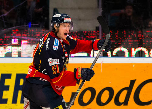 Djurgårdens Robin Alvarez jublar
