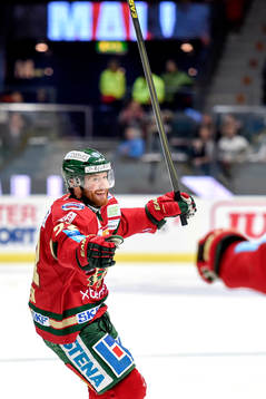 Frölundas Robin Figren jublar