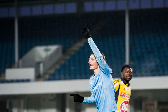 Malmö FFs Pawel Cibicki jublar
