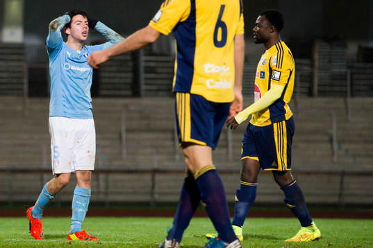 Malmö FFs Erdal Rakip deppar
