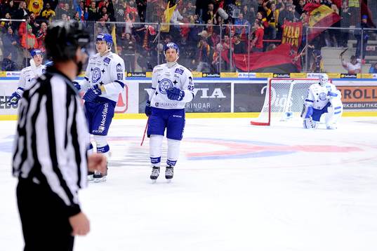 Leksands spelarna deppar