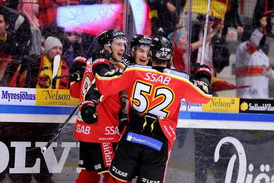 Luleås Johan Forsberg jublar
