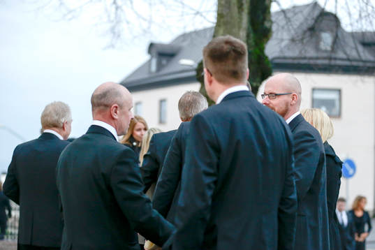 Begravningsgäster