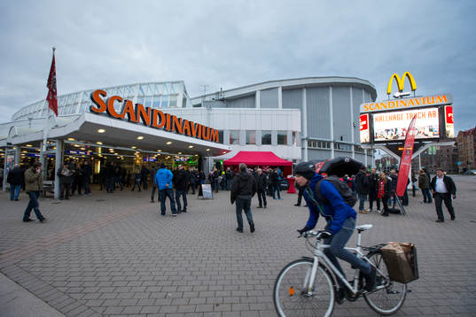 Scandinavium innan ishockeymatchen i SHL mellan Frölunda