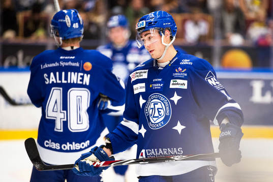 Leksands  Tobias Forsberg deppar
