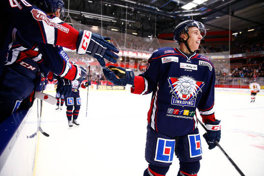 Linköpings Jakub Vrana  jublar