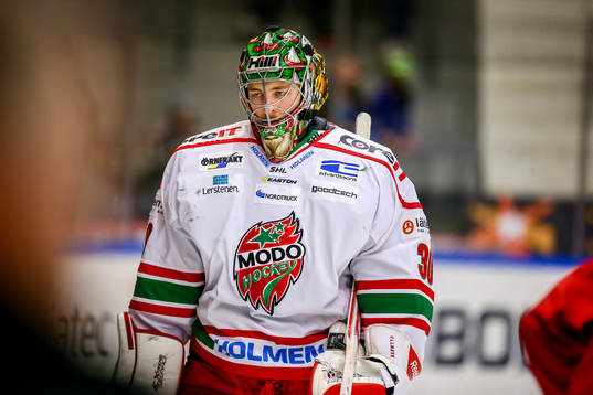 Modos målvakt Linus Ullmark