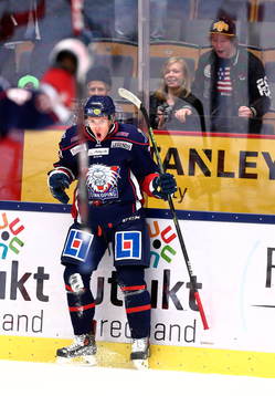 Linköpings Jakub Vrana jublar