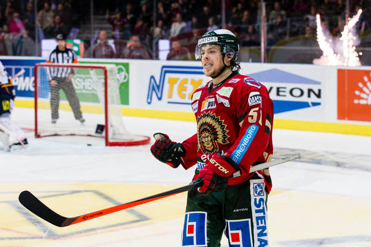 Frölundas Mats Rosseli Olsen jublar