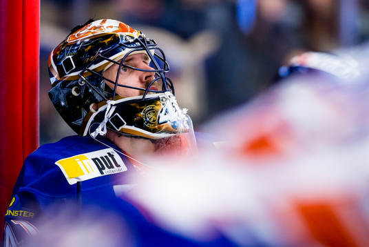 Växjös målvakt Cristopher Nihlstorp innan