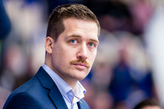 Växjös tränare Sam Hallam