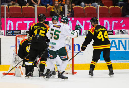 under ishockeymatchen i SHL mellan Brynäs och Färjestad