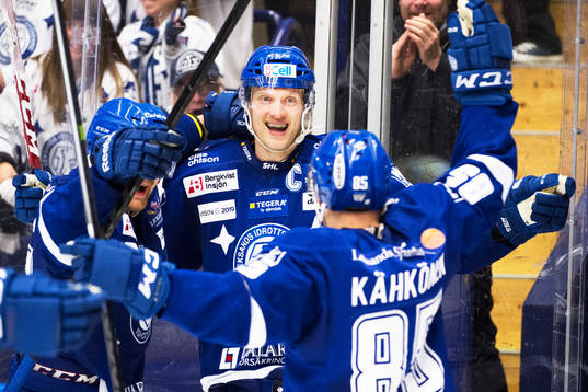 Leksands Mattias Ritola, Johan Ryno och Toni Kähkönen