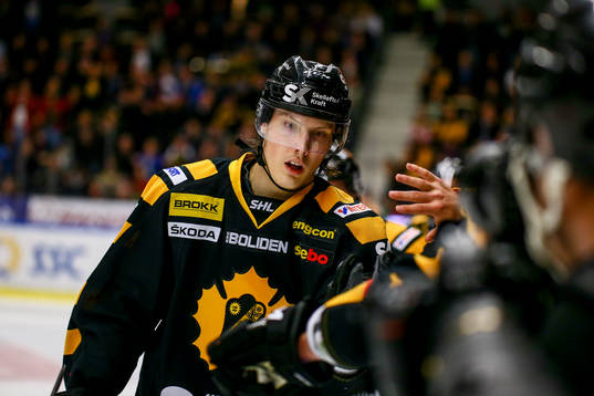 Skellefteås Oscar Sundqvist jublar