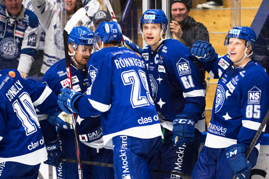 Leksands Mattias Ritola, Johan Ryno och Toni Kähkönen