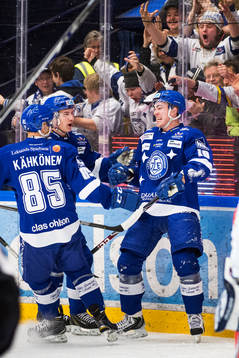 Leksands Martin Grönberg, Toni Kähkönen  och Tobias