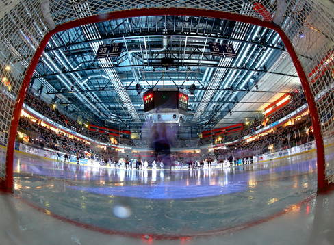 SAAB Arena före ishockeymatchen i SHL mellan Linköping