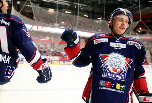 Linköpings Jakub Vrana jublar