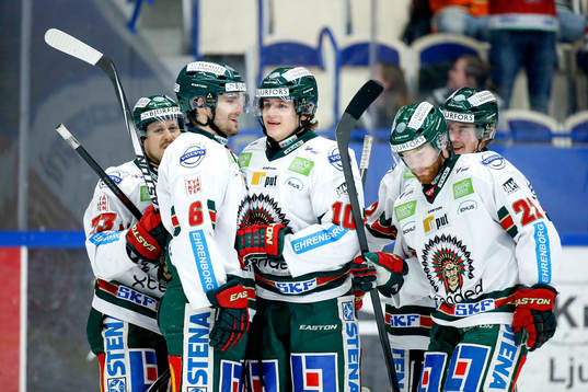 Frölundas Mattias Janmark jublar
