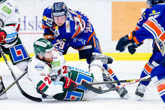 Frölundas Robin Figren faller