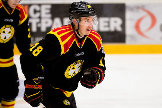 Brynäs Anton Rödin jublar