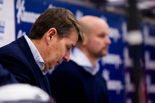 Djurgårdens tränare Hans Särkijärvi och assisterande