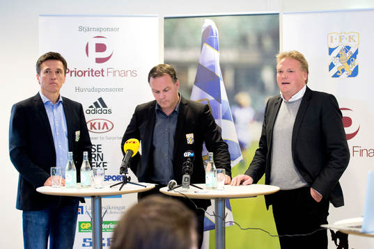 Sportchef Mats Gren, Mikael Vikla och Jörgen Lennartsson