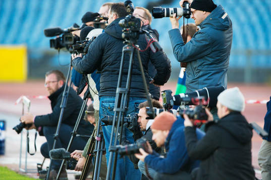 Media bevakar Malmö FFs träning