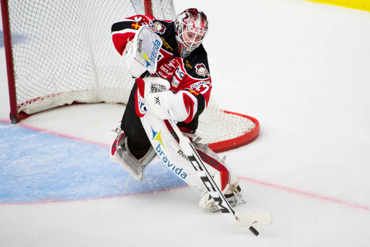 Malmö Redhawks målvakt Jonas Gunnarsson