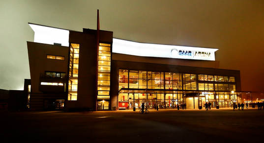 SAAB Arena före ishockeymatchen i SHL mellan Linköping